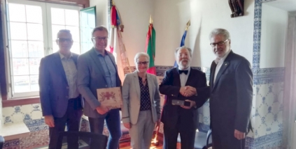 Visita da Cruz Vermelha Austr&iacute;aca