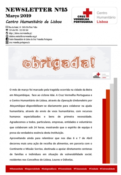 Newsletter do CH Lisboa março