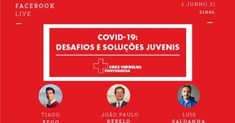Webinar "COVID-19: Desafios e Soluções Juvenis?" Hoje, 01 de junho, em direto, às 21h45